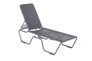 Kabana Woven Roasted Pecan Stacking Chaise Lounge