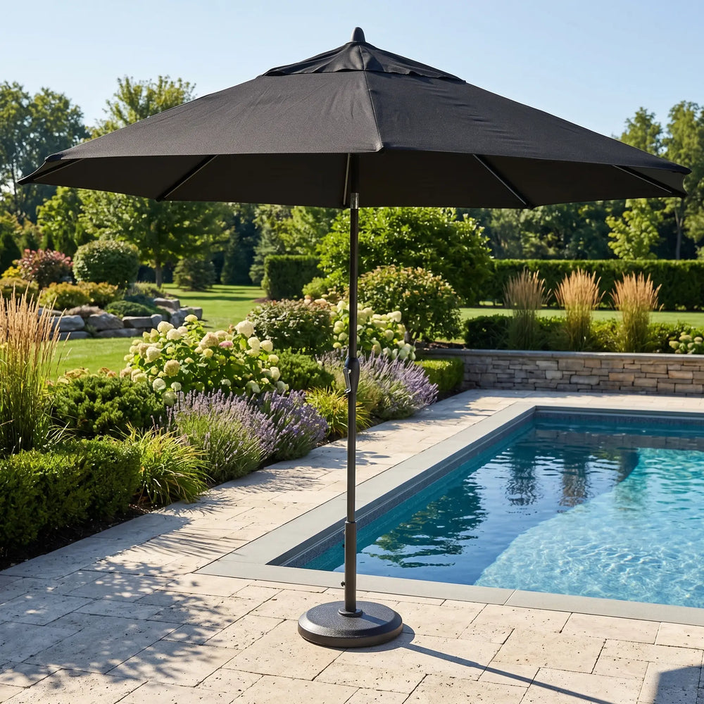 11' Deluxe Umbrella - Black - The Great Escape