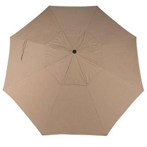 11' Designer Umbrella - Heather Beige - The Great Escape