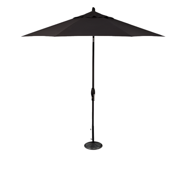 9' Designer Umbrella - Black - The Great Escape