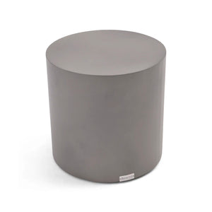 18" Round Concrete Faux Modern End Table - The Great Escape