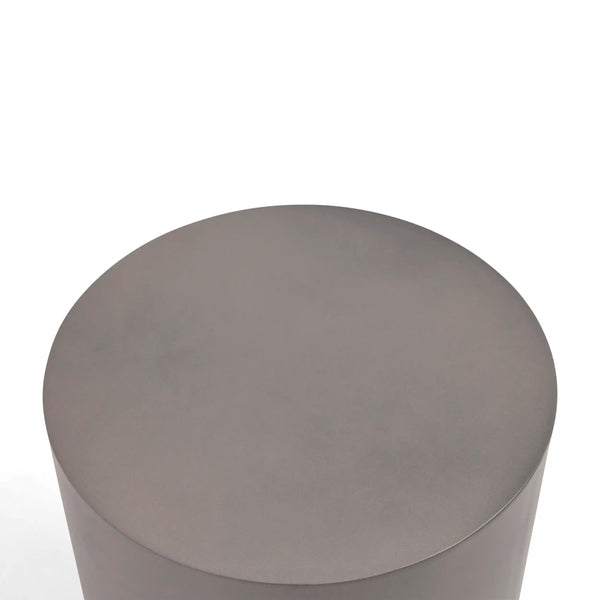 18" Round Concrete Faux Modern End Table - The Great Escape