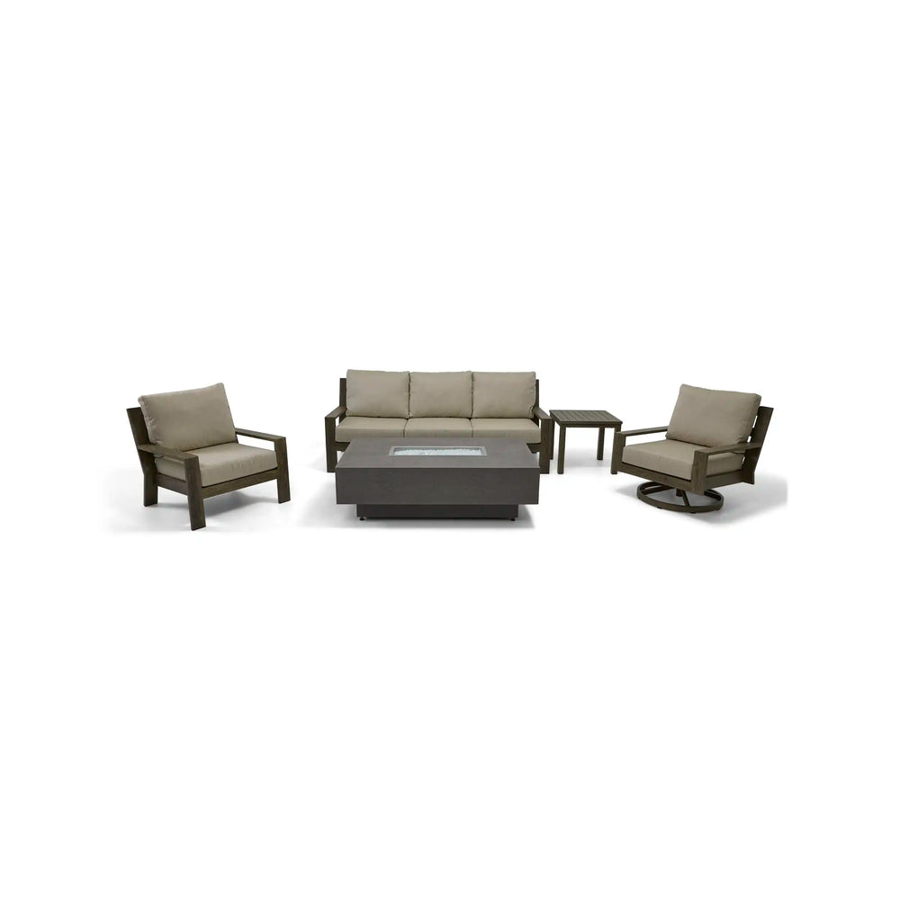 Madison 5 Piece Sofa Firepit Chat Group - The Great Escape