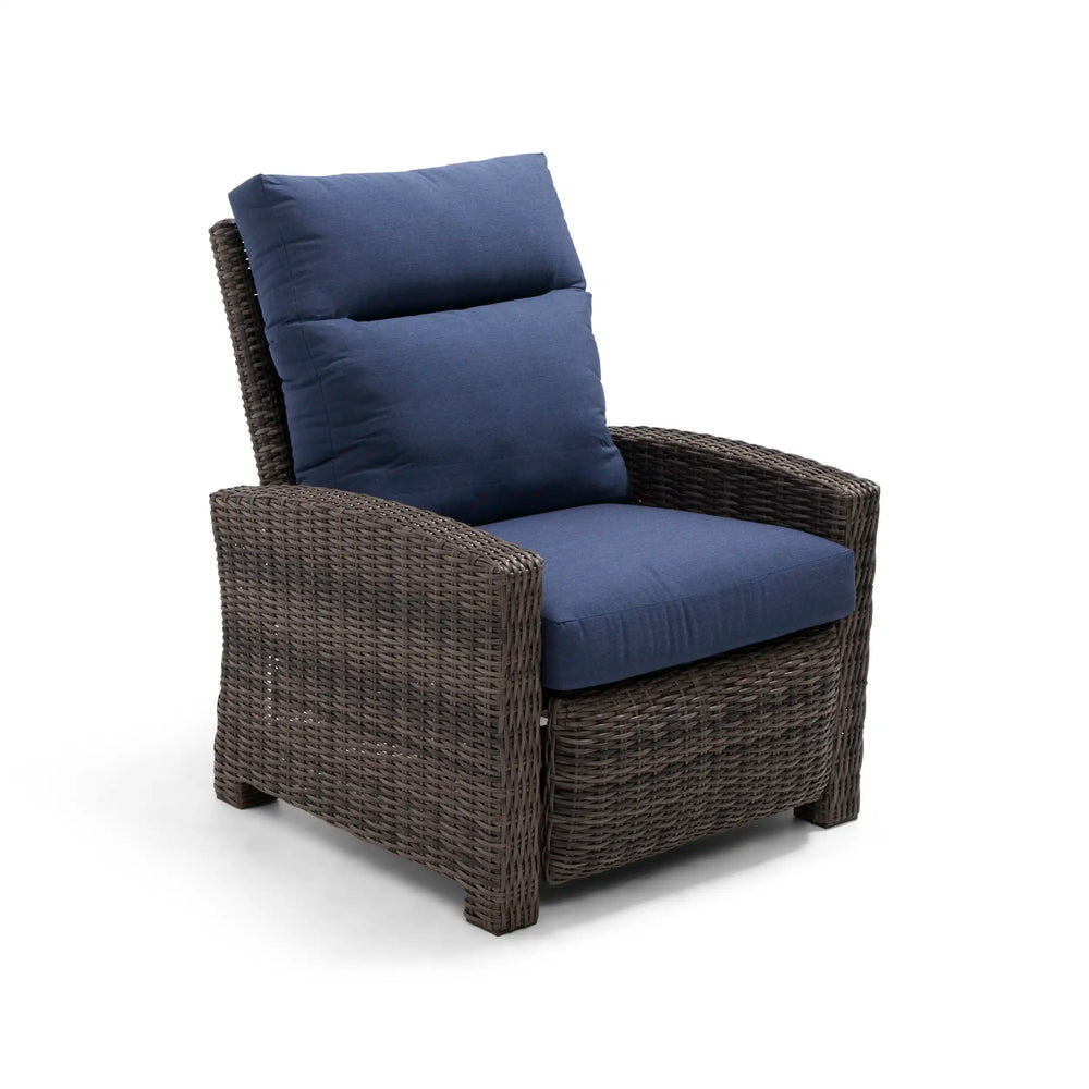 Ellis 3 Piece Recliner Group Indigo Acrylic - The Great Escape