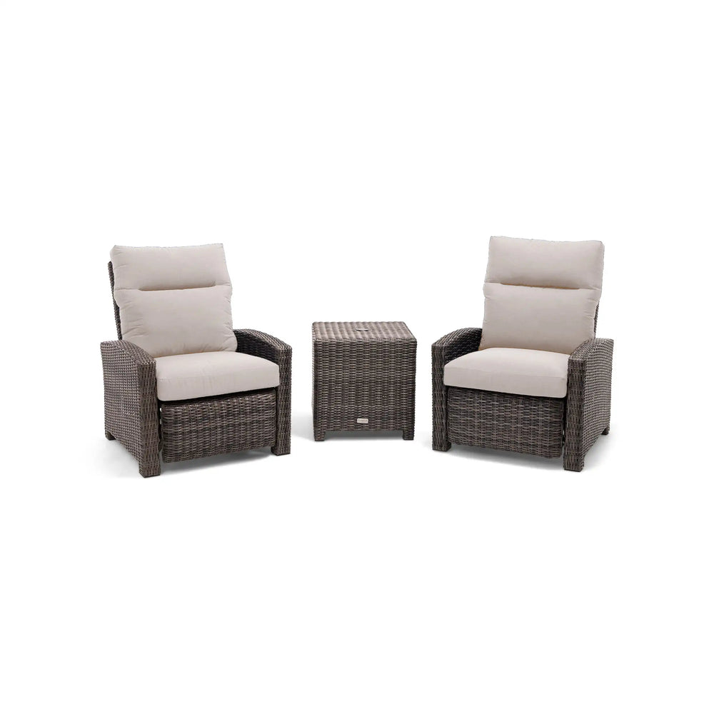 Ellis 3 Piece Recliner Group Dove Acrylic - The Great Escape