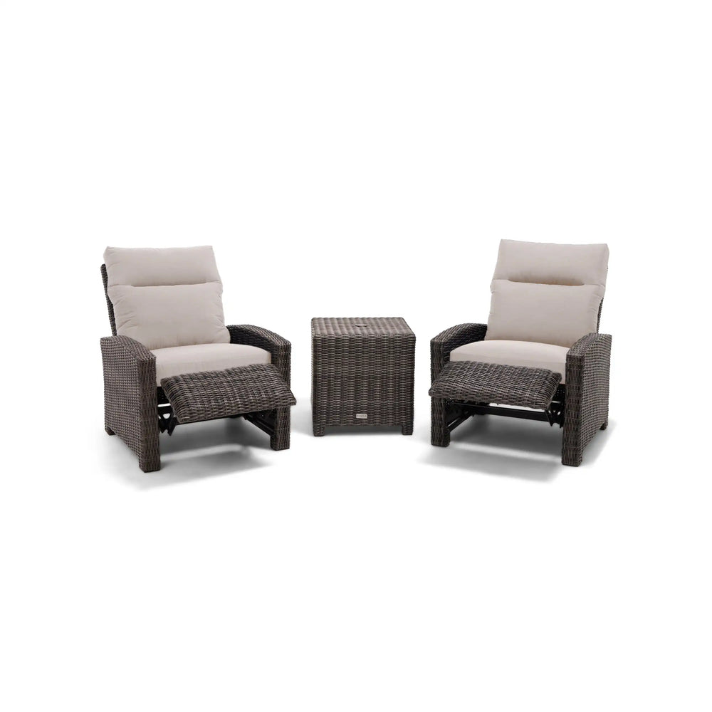 Ellis 3 Piece Recliner Group Dove Acrylic - The Great Escape