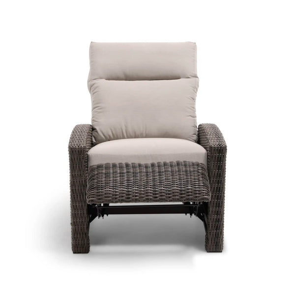 Ellis Reclining High Back Recliner Chair Dove Acrylic - The Great Escape