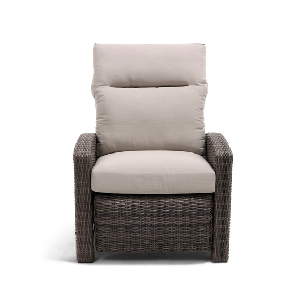 Ellis Reclining High Back Recliner Chair Dove Acrylic - The Great Escape