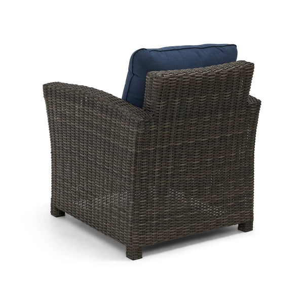 Ellis Indigo Acrylic Lounge Chair - The Great Escape