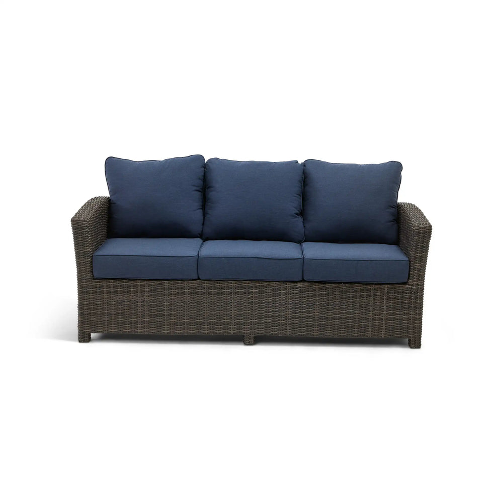 Ellis 3 Piece Indigo Acrylic Sofa Group - The Great Escape