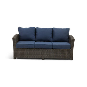 Ellis Indigo Acrylic Sofa - The Great Escape