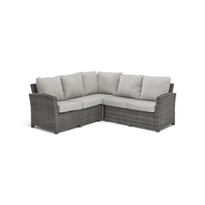 Ellis 3 Piece Sectional Group Dove Acrylic - The Great Escape
