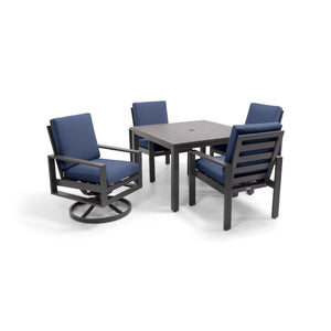 Sutton Cushioned 5 Piece Dining Group Indigo - The Great Escape
