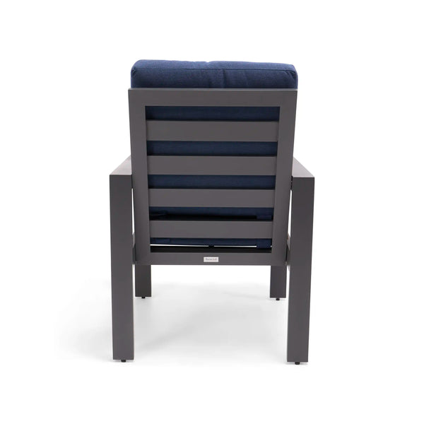 Sutton Cushioned Dining Chair Indigo - The Great Escape