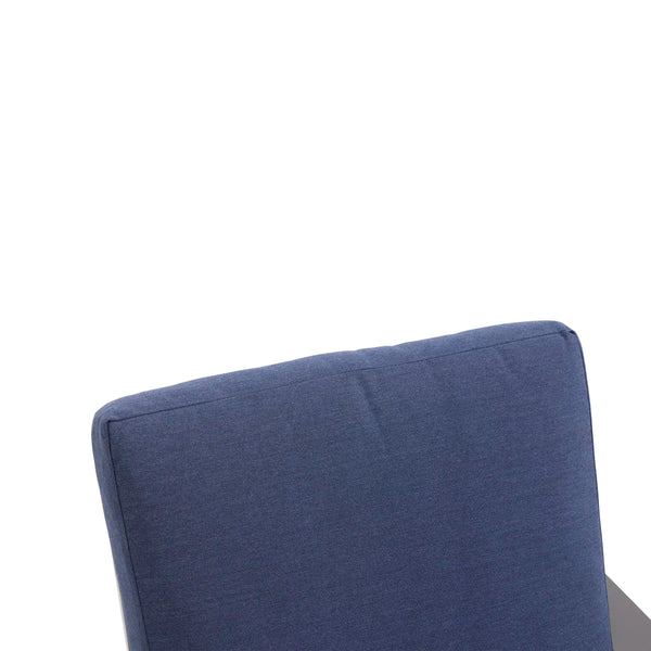 Sutton Cushioned Swivel Rocker Dining Chair Indigo - The Great Escape