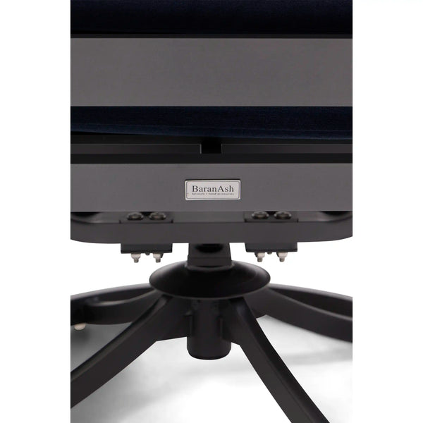 Sutton Cushioned Swivel Rocker Dining Chair Indigo - The Great Escape