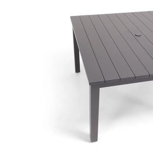 Sutton 44 Inch Square Slat Dining Table - The Great Escape