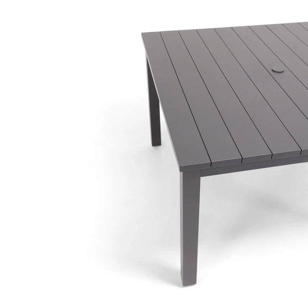Sutton 44 Inch Square Slat Dining Table - The Great Escape