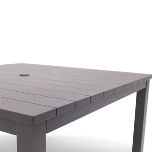Sutton 44 Inch Square Slat Dining Table - The Great Escape