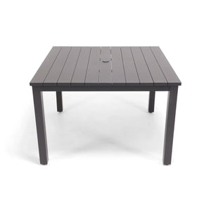 Sutton 44 Inch Square Slat Dining Table - The Great Escape