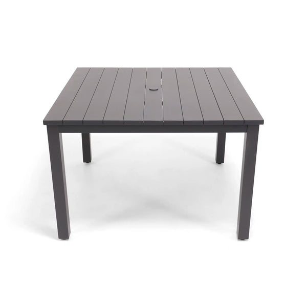 Sutton 44 Inch Square Slat Dining Table - The Great Escape