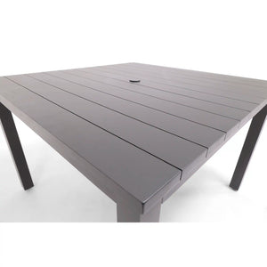 Sutton 44 Inch Square Slat Dining Table - The Great Escape