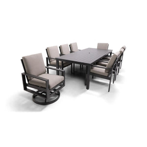 Sutton Cushioned 7 Piece Dining Group Dove - The Great Escape