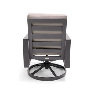 Sutton Cushioned Swivel Rocker Dining Chair Dove - The Great Escape