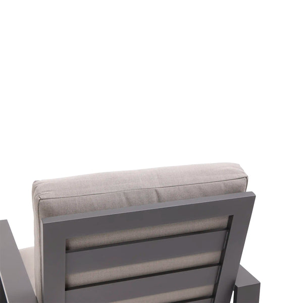 Sutton Cushioned Swivel Rocker Dining Chair Dove - The Great Escape