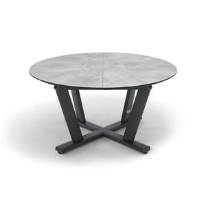 57 Inch Round - 80 Inch Oval Extension Dining Table - The Great Escape