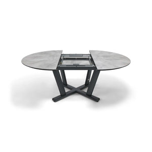 57 Inch Round - 80 Inch Oval Extension Dining Table - The Great Escape