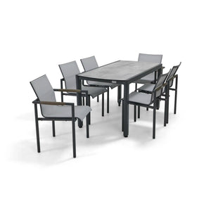 Mesa 7 Piece Extension Rect. Dining Group - The Great Escape