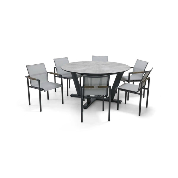 Mesa 7 Piece Extension Oval Dining Group - The Great Escape