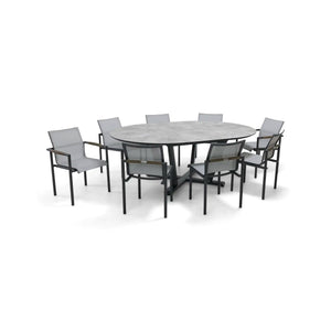 Mesa 9 Piece Extension Oval Dining Group - The Great Escape