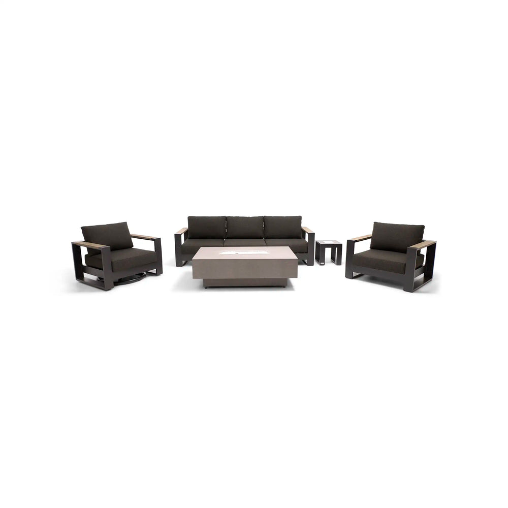 Ryder 5 Piece Sofa Firepit/Chat Group - The Great Escape