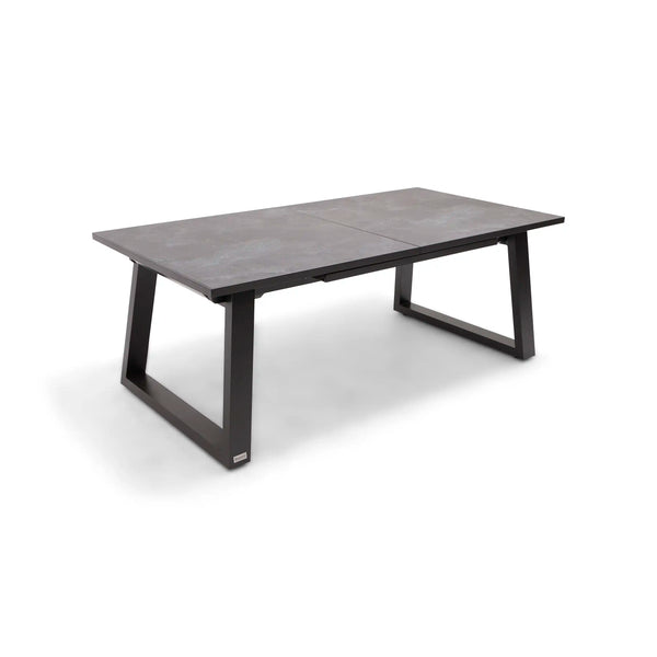 41x81-119 Inch Extension HPL Slate Grey Dining Table - The Great Escape