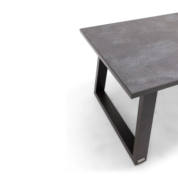 41x81-119 Inch Extension HPL Slate Grey Dining Table - The Great Escape