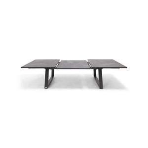 41x81-119 Inch Extension HPL Slate Grey Dining Table - The Great Escape