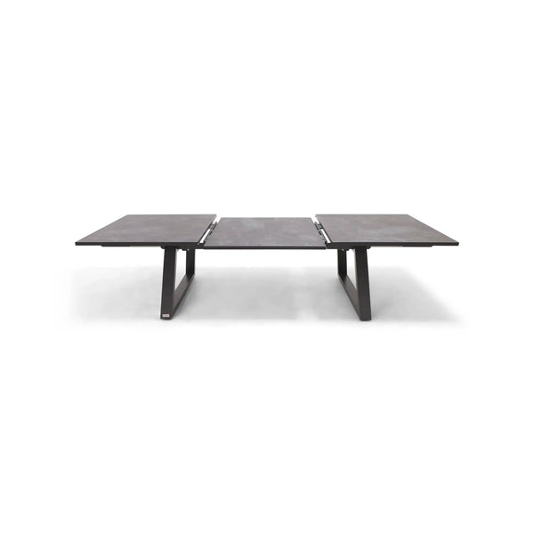 41x81-119 Inch Extension HPL Slate Grey Dining Table - The Great Escape