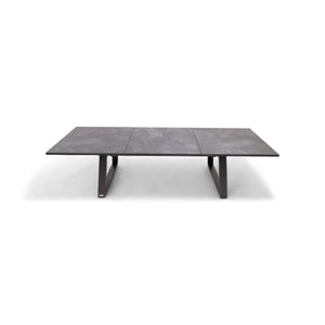 41x81-119 Inch Extension HPL Slate Grey Dining Table - The Great Escape