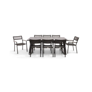 Ryder Rope/Sling 9 Piece Dining Group W/ Rect. Extension Table - The Great Escape
