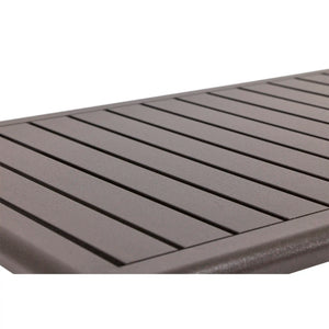 26x48 Inch Rectangle Scoria Farnham Slat Coffee Table - The Great Escape