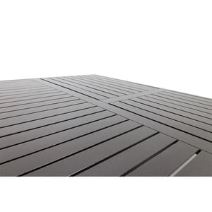 60"x84" Rectangle Scoria Farnham Slat Dining Table - The Great Escape