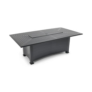 44"x84" Black Fire Dining Table W/ Lid - The Great Escape