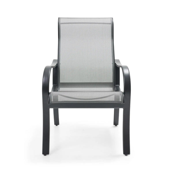 Coastline Black Sling Dining Chair - The Great Escape