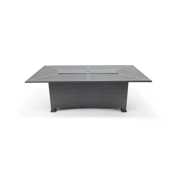 44"x84" Farnham Graphite Fire Dining Table - The Great Escape
