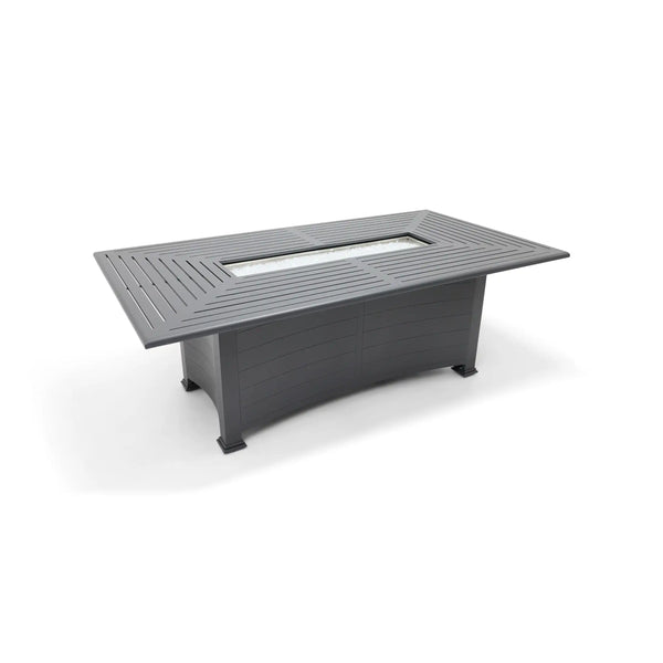 44"x84" Farnham Graphite Fire Dining Table - The Great Escape