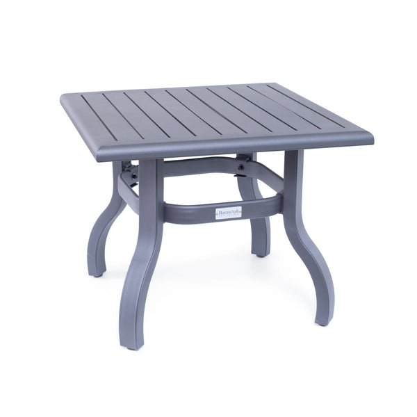 23" Graphite Square Side Table - The Great Escape