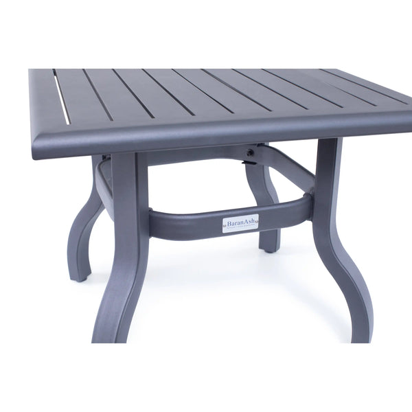 23" Graphite Square Side Table - The Great Escape