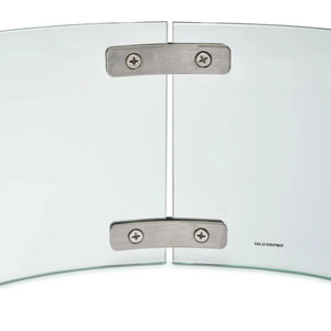 20" Round Baran Ash Glass Wind Guard - The Great Escape